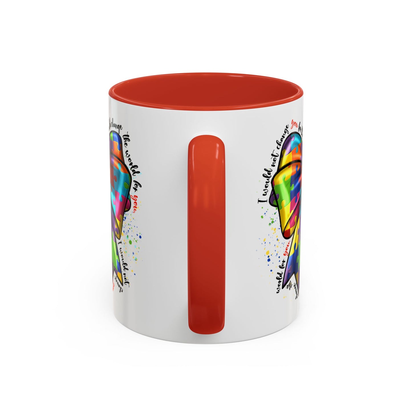 Autism Awareness Puzzle Ribbon Coffee Mug (11/15oz)