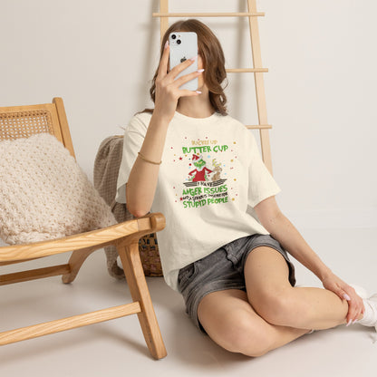 Grinch Christmas Tee — "I Have Anger Issues" Funny Holiday Shirt