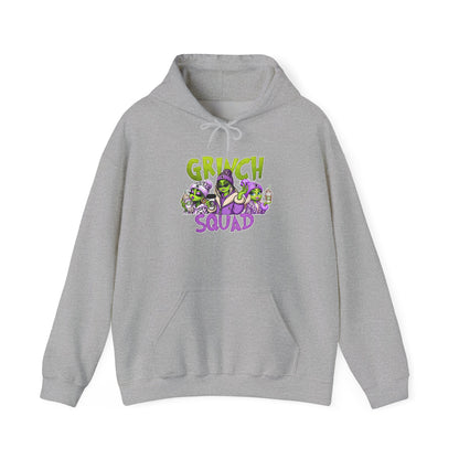 Grinch Squad Hoodie — Funny Holiday Christmas Sweatshirt