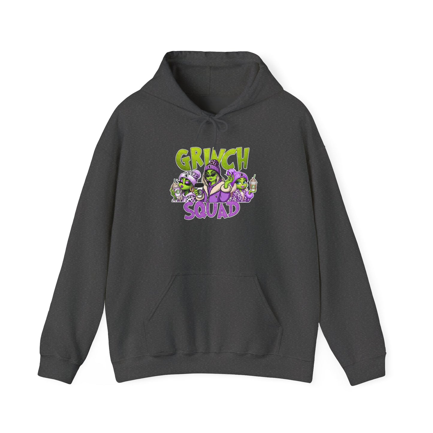 Grinch Squad Hoodie — Funny Holiday Christmas Sweatshirt