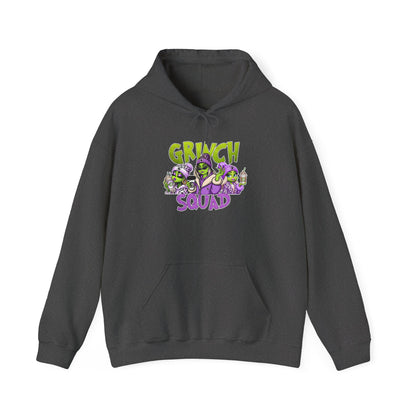 Grinch Squad Hoodie — Funny Holiday Christmas Sweatshirt