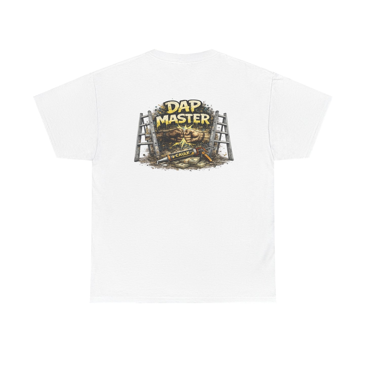 DAP Master Construction Worker Graphic T-Shirt | Caulking Contractor Tee