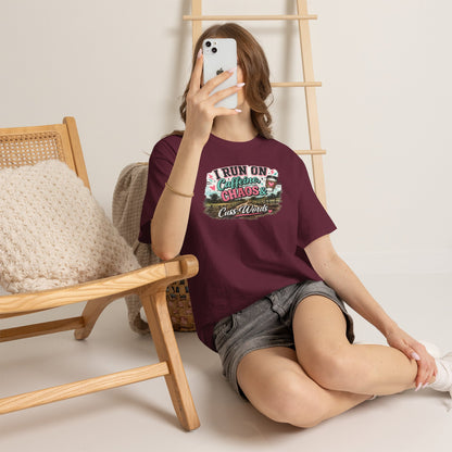 “I Run on Caffeine, Chaos & Cuss Words” Graphic Tee