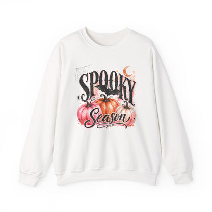 "Spooky Season" Pumpkin Halloween Graphic Crewneck Sweatshirt