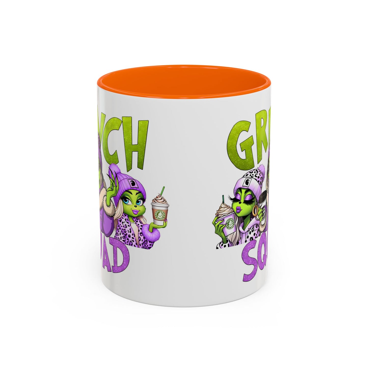 Grinch Squad Coffee Mug — Funny Holiday Green Girl 11/15oz Accent Mug
