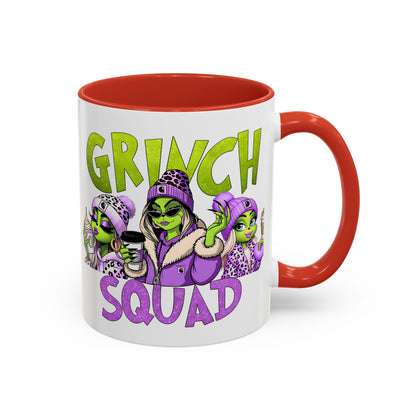 Grinch Squad Coffee Mug — Funny Holiday Green Girl 11/15oz Accent Mug