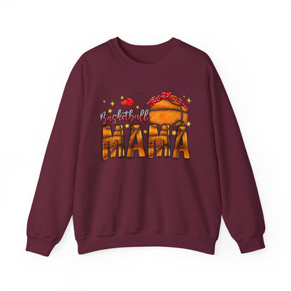 Basketball Mama Sweatshirt — Women's Basketball Mom Crewneck