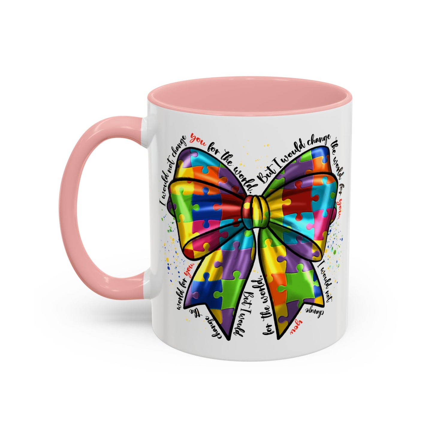 Autism Awareness Puzzle Ribbon Coffee Mug (11/15oz)