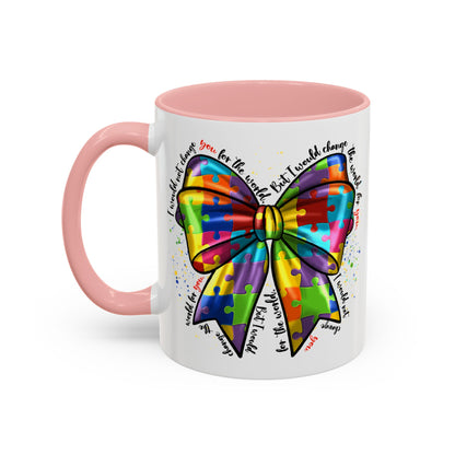 Autism Awareness Puzzle Ribbon Coffee Mug (11/15oz)