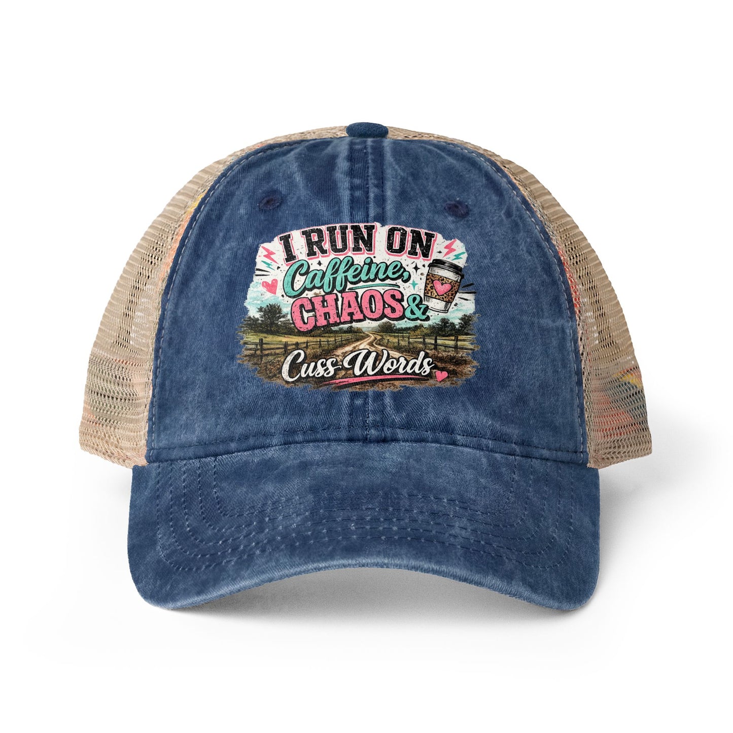 Women's Washed Mesh-Back Cap
