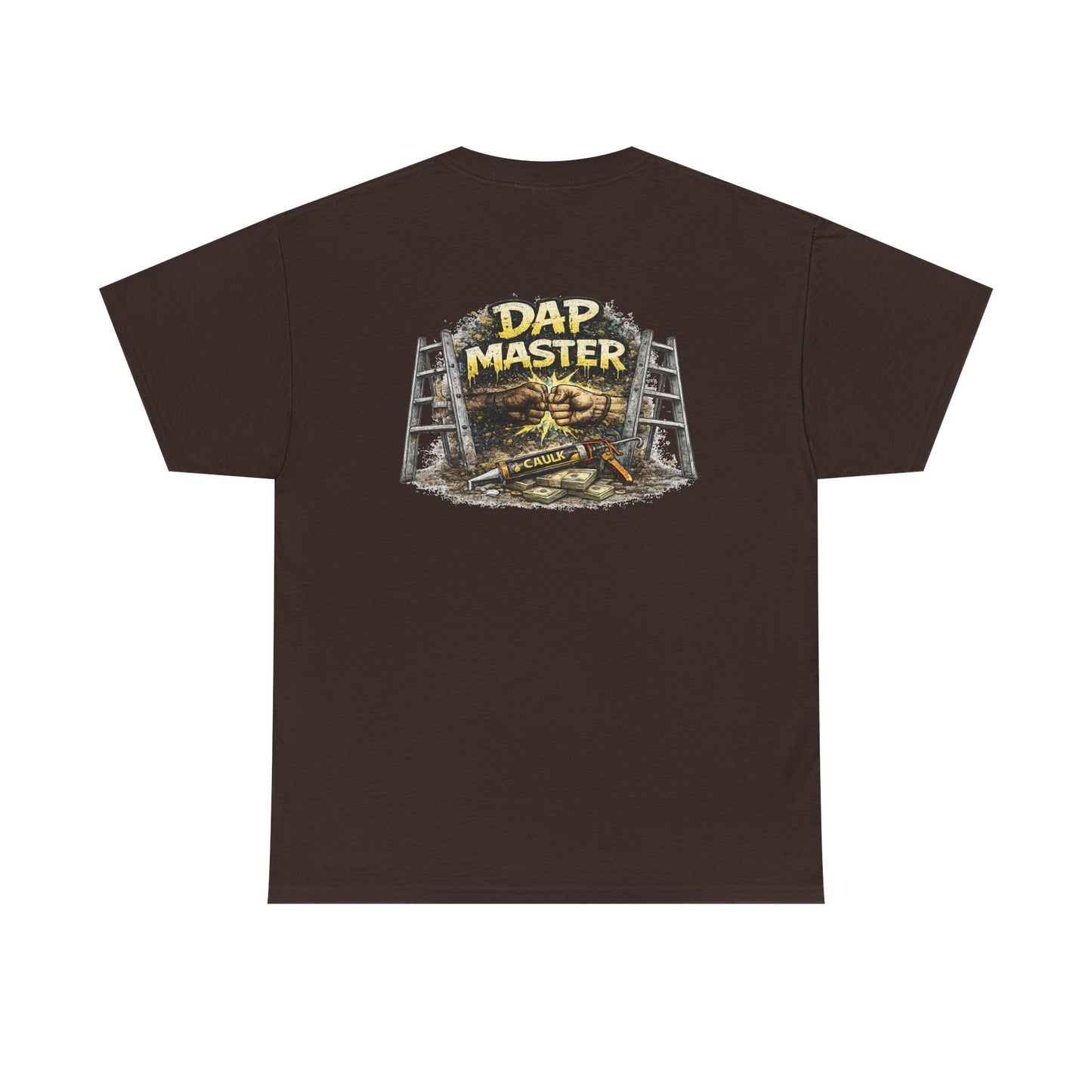 DAP Master Construction Worker Graphic T-Shirt | Caulking Contractor Tee