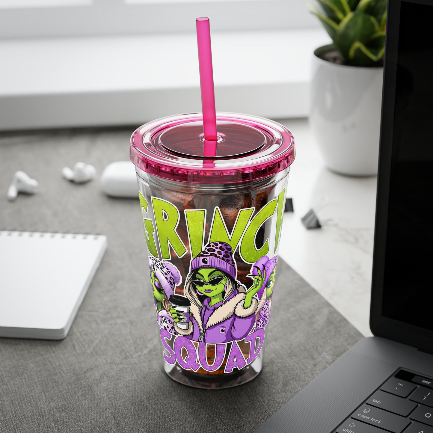 Sunsplash Tumbler with Straw, 16oz