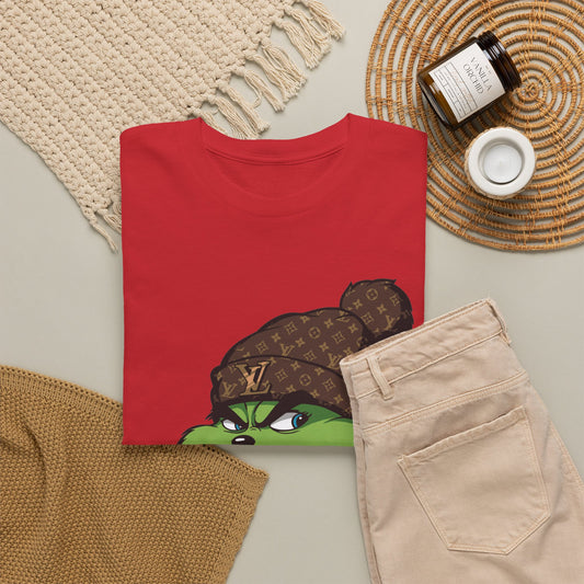 Grinch Winter Beanie Tee — Cozy Holiday Grinch with Hot Cocoa T-Shirt