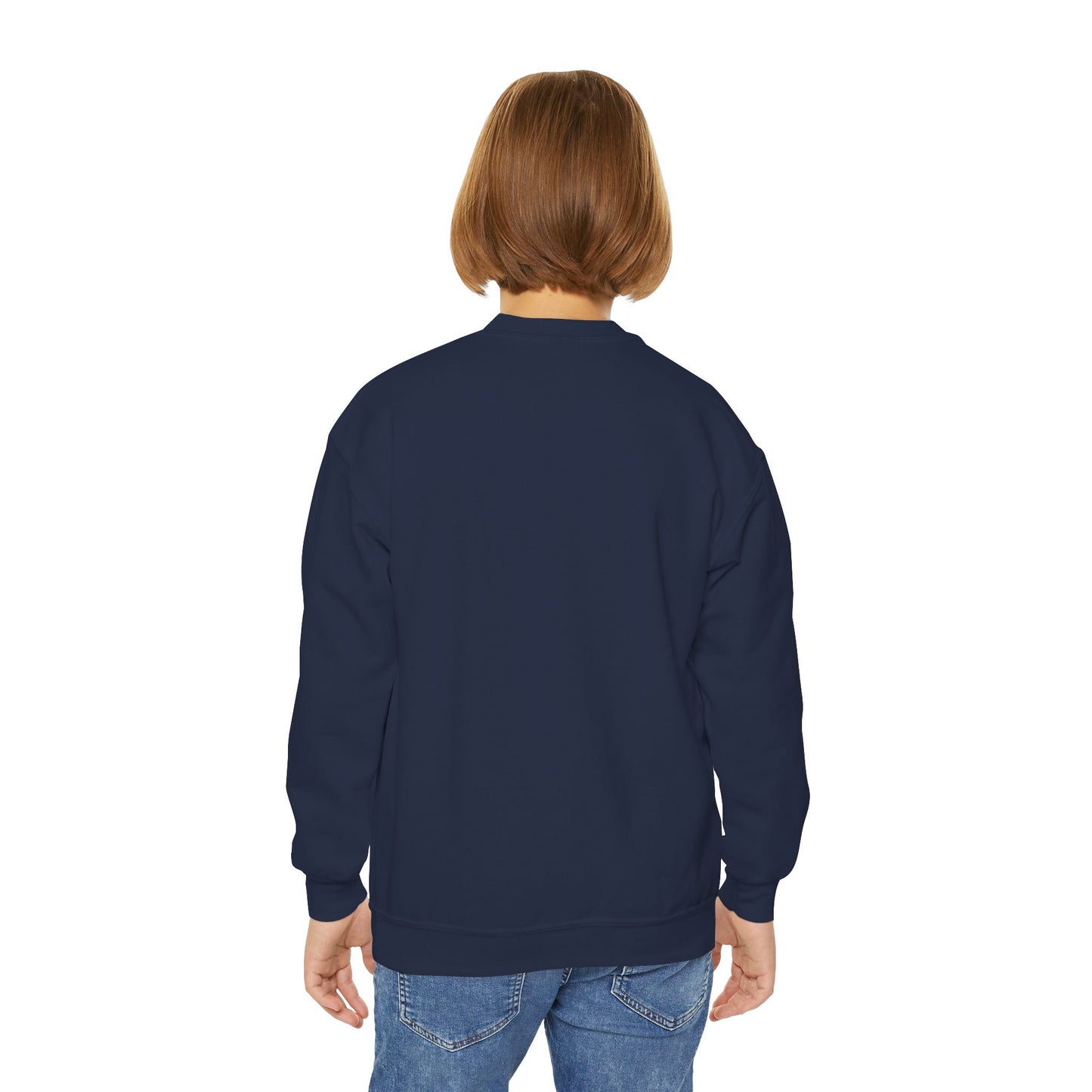 Grinch Squad Youth Crewneck Sweatshirt — Kids Funny Holiday Pullover