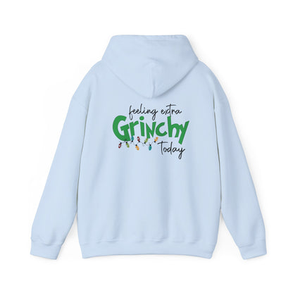 Feeling Extra Grinchy Hoodie — Funny Christmas Holiday Sweatshirt