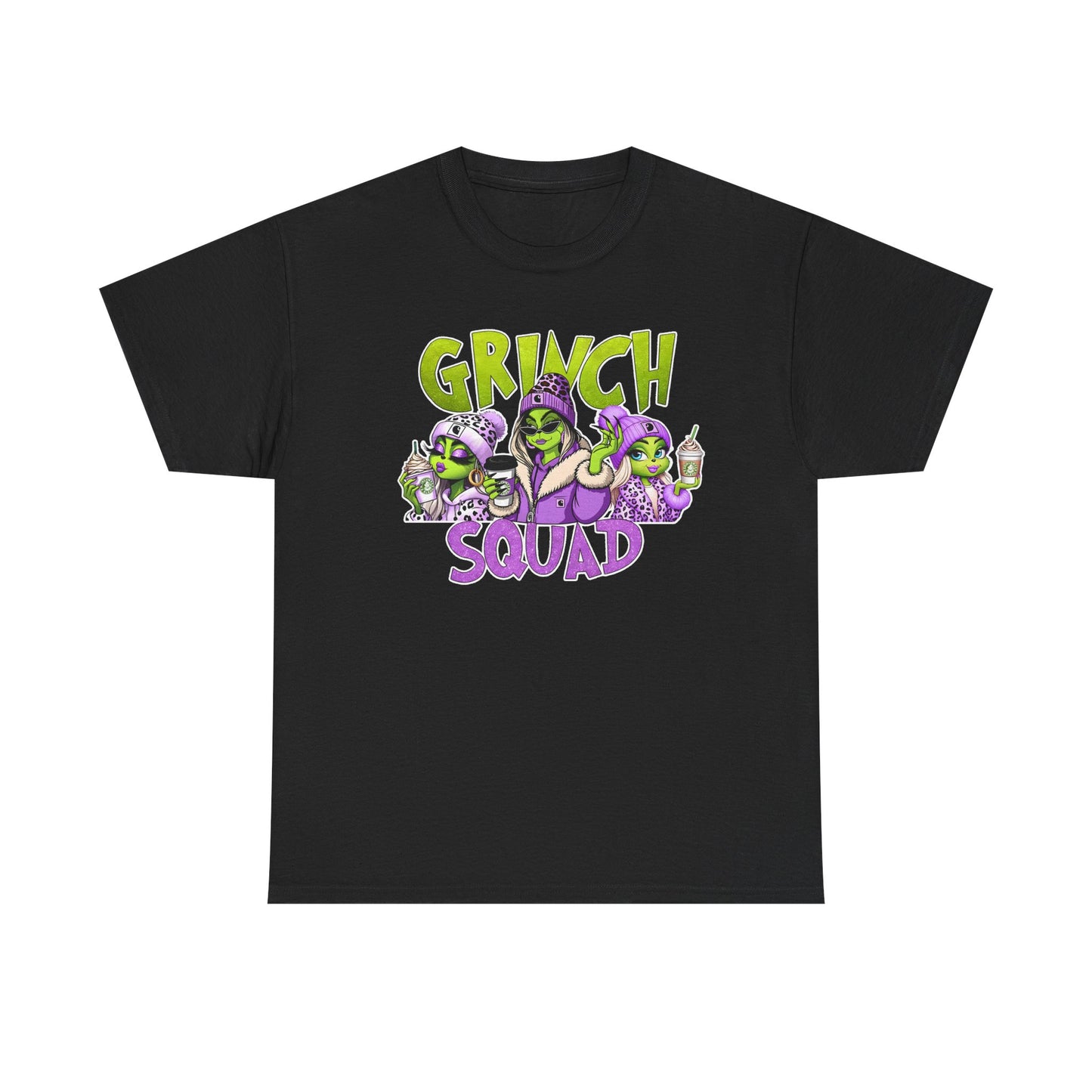 Grinch Squad Tee — Funny Christmas Crew Holiday T-Shirt