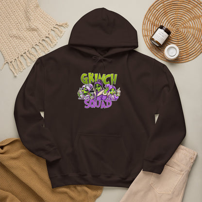 Grinch Squad Hoodie — Funny Holiday Christmas Sweatshirt