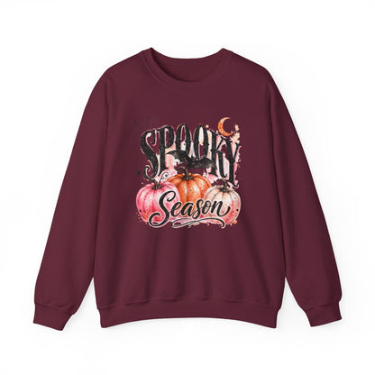"Spooky Season" Pumpkin Halloween Graphic Crewneck Sweatshirt
